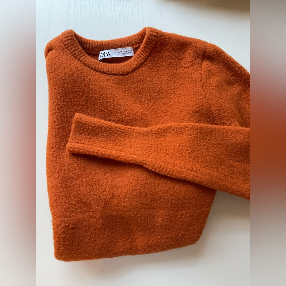 Zara orange long sleeve - Picture 2 of 2